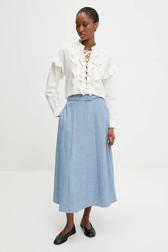 Answear.LAB bluza din bumbac WA25.BDD034 alb WA25