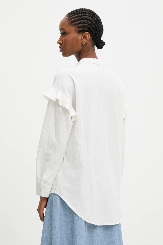 Îmbrăcăminte Answear.LAB bluza din bumbac WA25.BDD034 alb