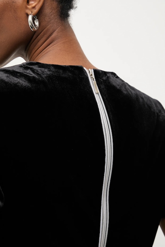 Answear.LAB bluzka welurowa 3081 czarny