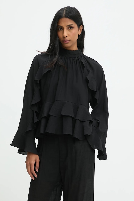 Answear.LAB bluzka regular czarny 15691.flk