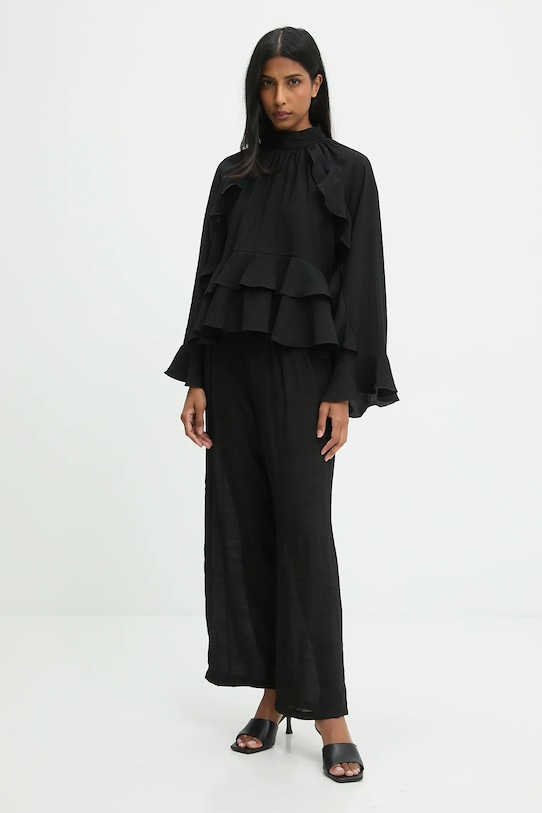 Answear.LAB bluzka 15691.flk czarny WA25