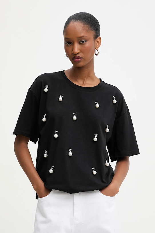 Answear.LAB bluza imprimeu negru 3023