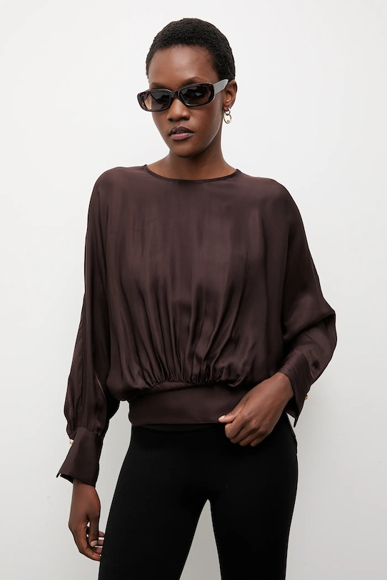 Блузка Answear.LAB BL1415.TOS коричневий WA25