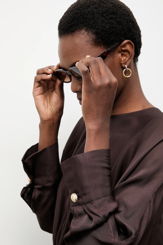 Блузка Answear.LAB коричневий BL1415.TOS