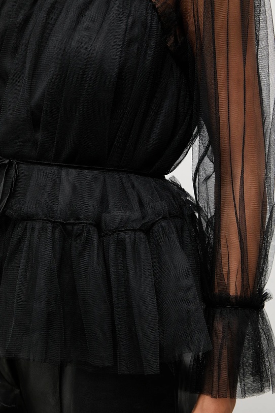 Блузка Answear.LAB 81065.FLK чорний