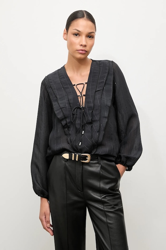 Answear.LAB bluzka czarny 71677.tos