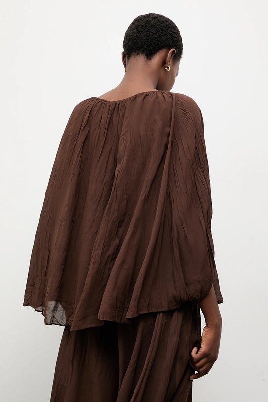 Odzież Answear.LAB bluzka ST.0478.top.tos brązowy