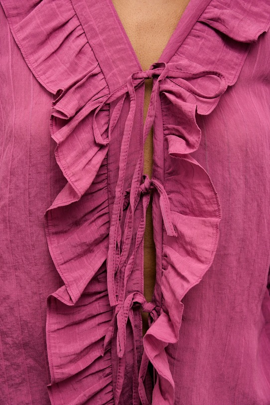 Answear.LAB bluzka 080705.TOS bordowy