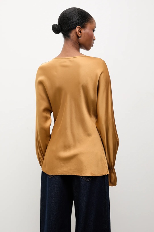 Answear.LAB bluzka brązowy BL723.iak