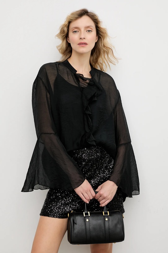 Answear.LAB bluzka casual czarny 1159.hak