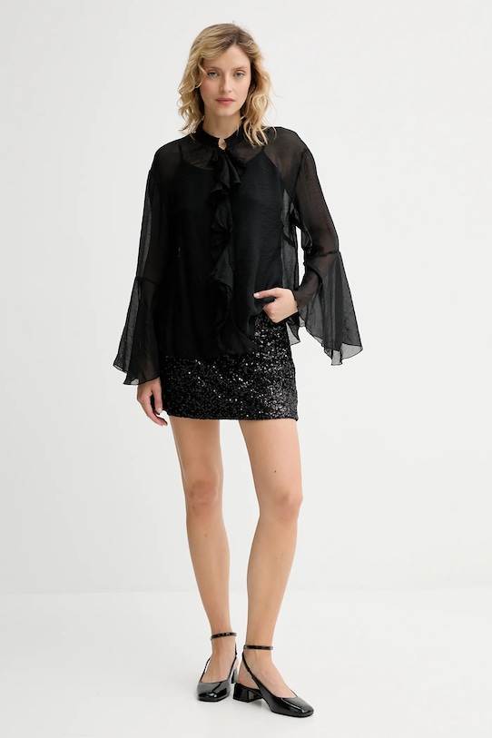 Блузка Answear.LAB 1159.iak чорний WA25