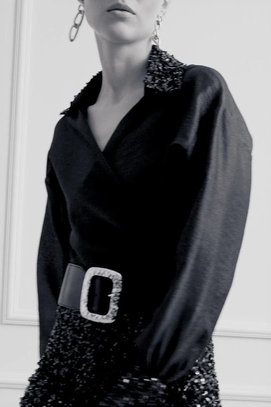 Answear.LAB bluzka casual czarny 80103-25Y.T.TOS