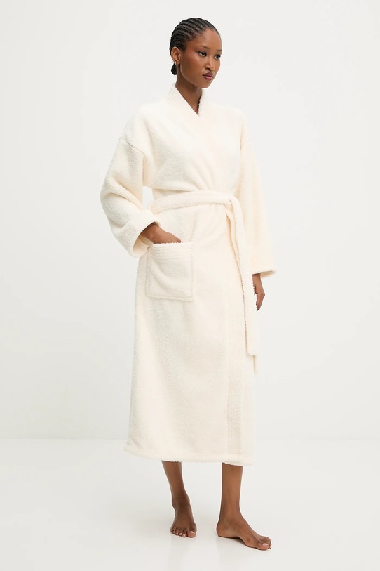 Župan Answear.LAB pletenina biela DF1.cjk