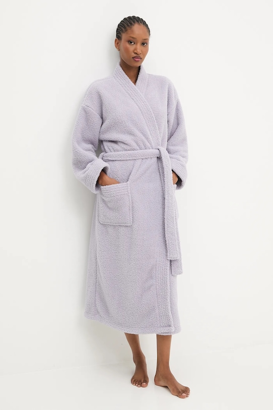 Answear.LAB szlafrok dzianina fioletowy DF1.cjk