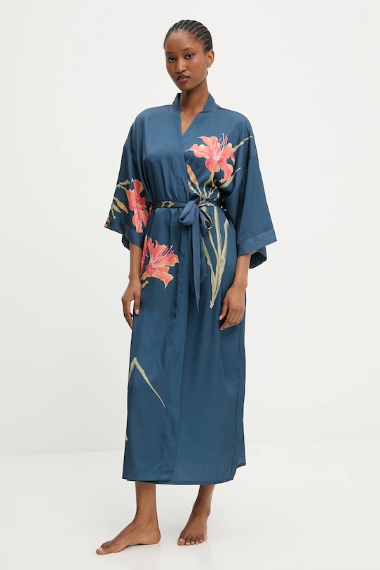 Answear.LAB szlafrok tkanina granatowy YT-1A.cjk