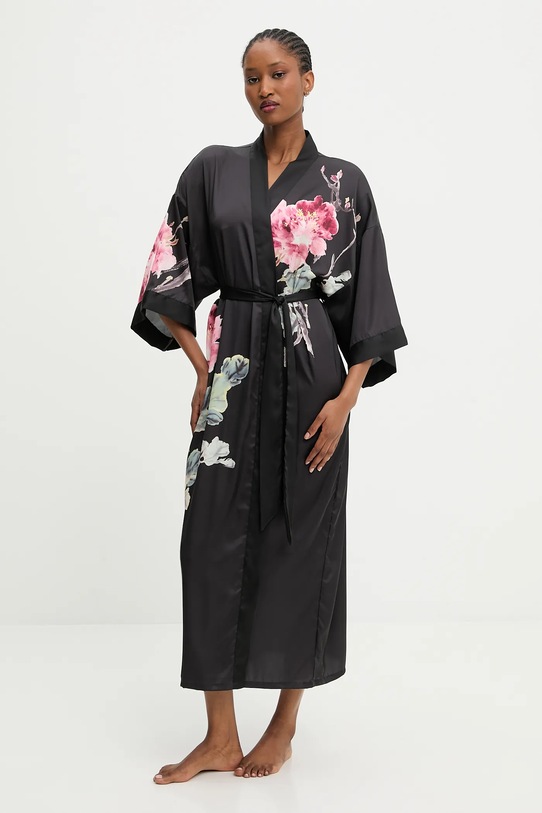 Answear.LAB szlafrok tkanina czarny YT-1D.cjk