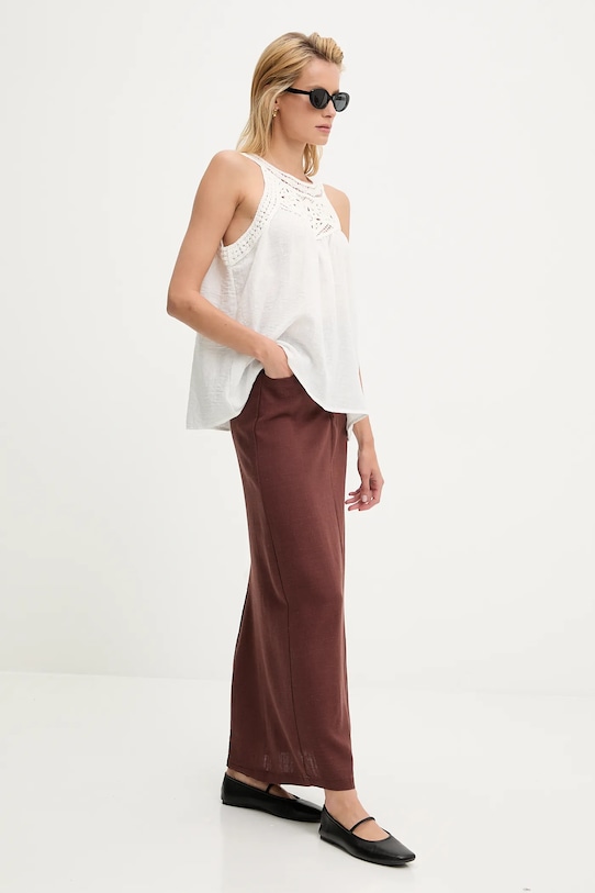 Bavlněná halenka Answear.LAB QX1306 bílá WA25