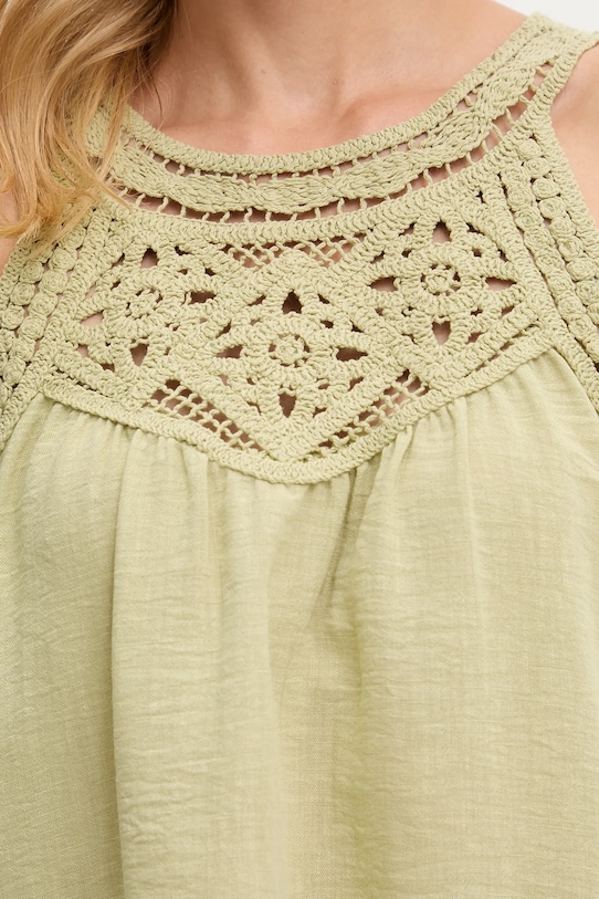 Bavlněná halenka Answear.LAB QX1306 zelená