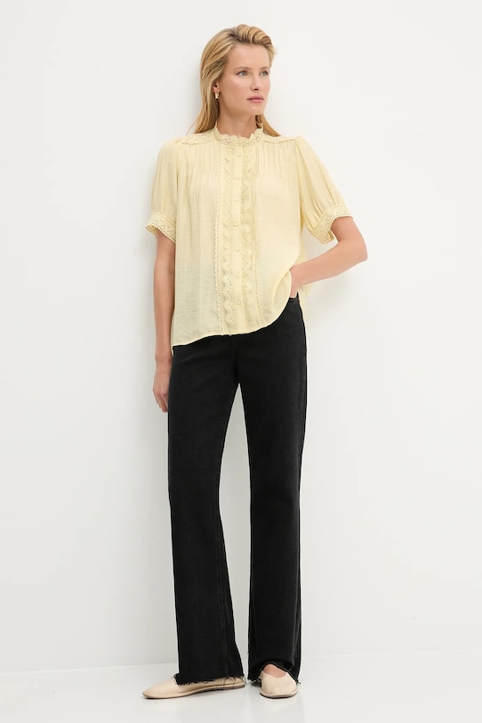 Majica Answear.LAB 4876.F rumena WA25