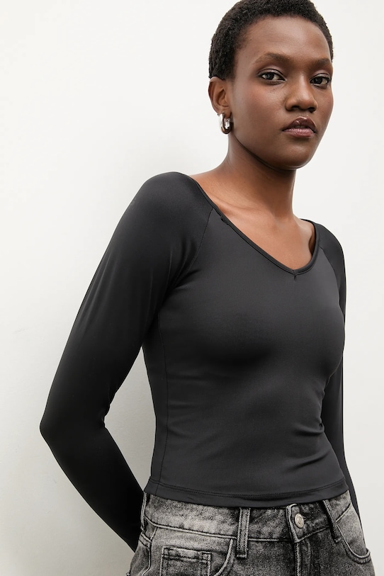 Блуза Answear.Lab черен XYS3214