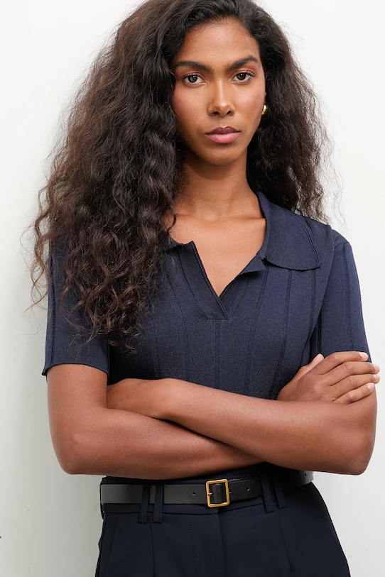 Answear.LAB bluza bleumarin ST.TR0398.TOS