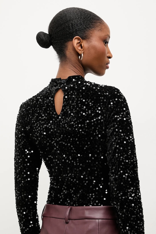 Одяг Велюрове боді Answear.LAB 31 чорний