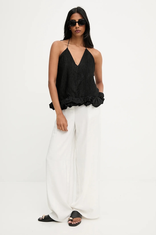 Answear.LAB bluzka LC240514.hak czarny WA25