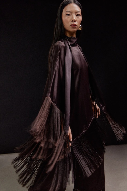 Блузка Answear.LAB casual коричневый ST.TOP.1411.TOS