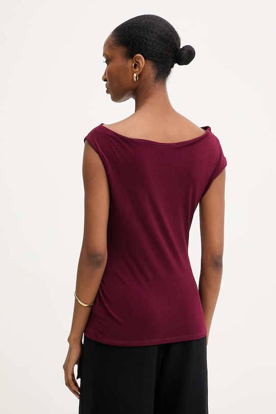 Answear.LAB top TP582.iak bordowy WA25