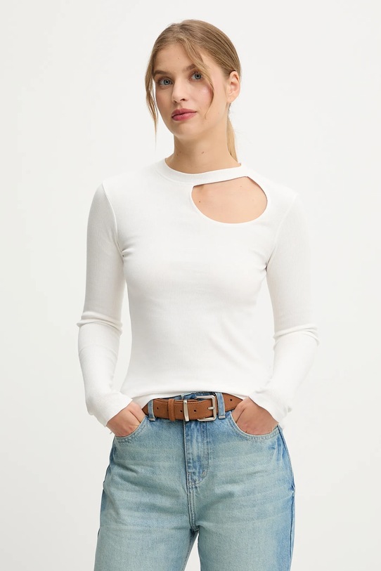 Answear.LAB longsleeve biały IVVI.22.TOS