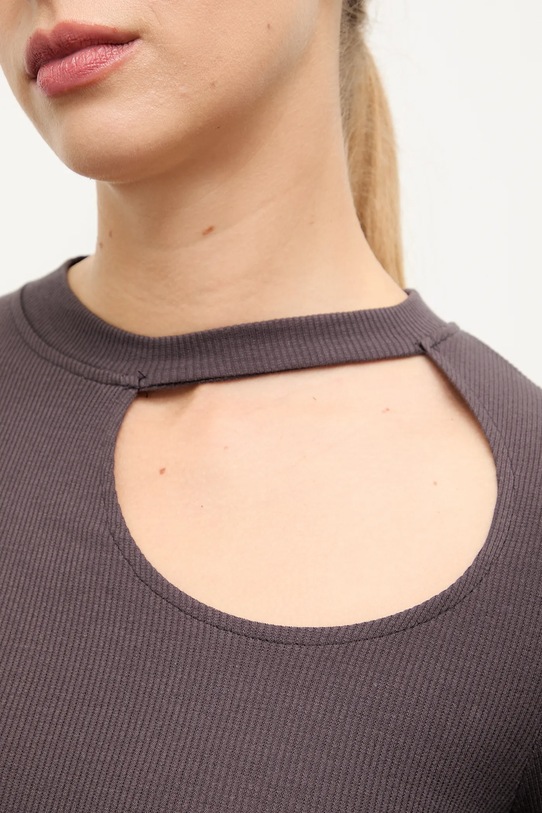 Answear.LAB longsleeve IVVI.22.TOS brązowy