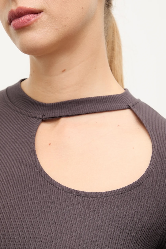 Answear.LAB longsleeve IVVI.22.TOS brązowy
