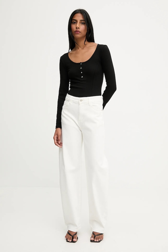 Answear.LAB longsleeve IVVI.33.TOS negru WA25