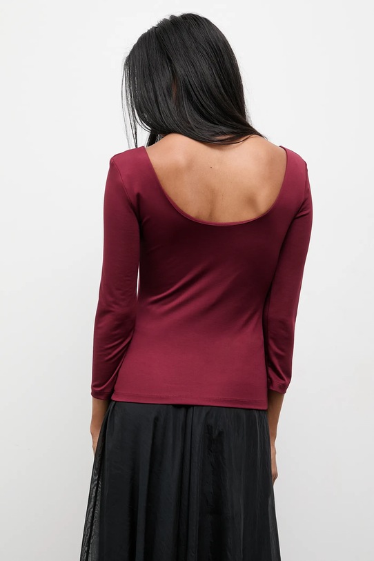 Odzież Answear.LAB longsleeve LF.716775.TOS bordowy