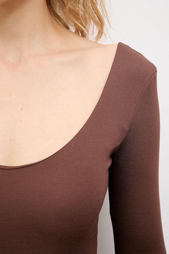 Answear.LAB longsleeve LF.716775.TOS maro