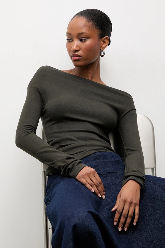 Answear.LAB longsleeve 16527.TOS zielony