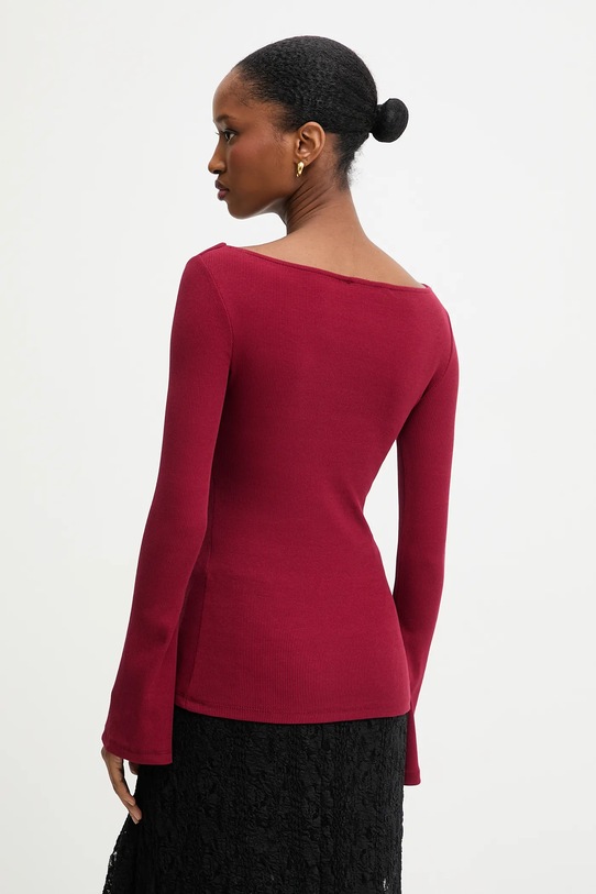 Odzież Answear.LAB longsleeve 16664.TOS bordowy