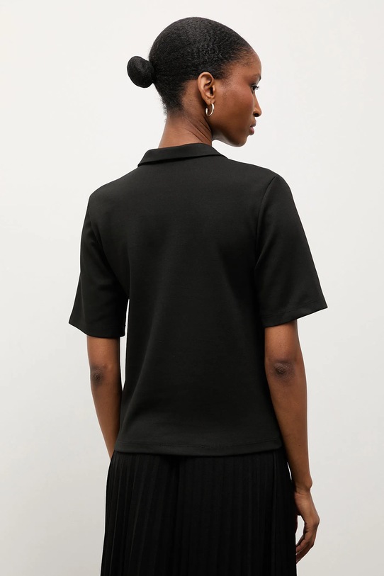 Odzież Answear.LAB polo WA25-BUD012 czarny