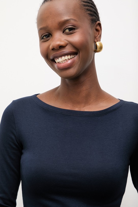 Answear.LAB longsleeve granatowy dv.hit.sng.tak