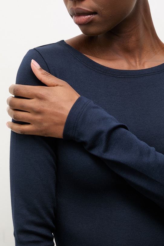 Answear.LAB longsleeve dv.hit.sng.tak granatowy