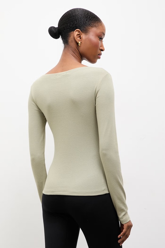 Odzież Answear.LAB longsleeve dv.hit.sng.tak zielony