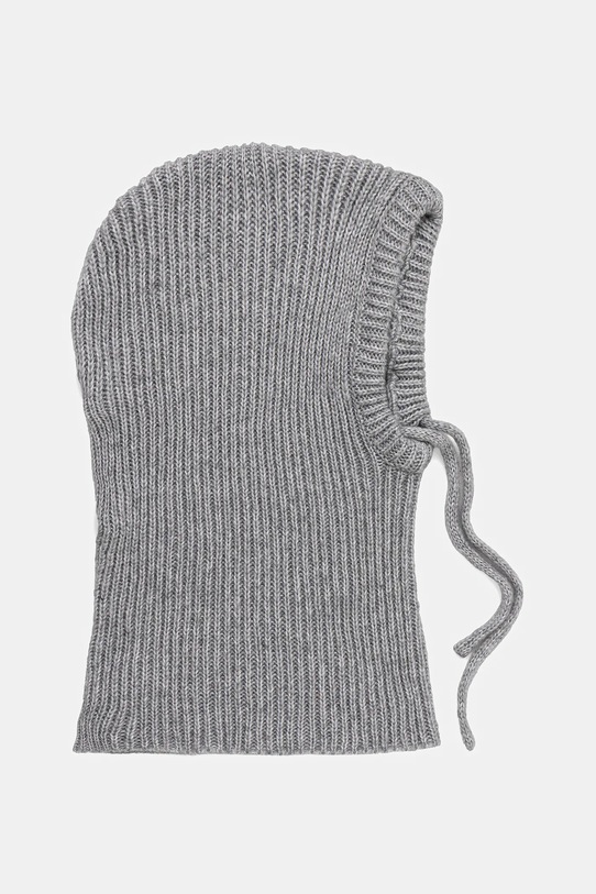 Answear.LAB kominiarka z wełną merino balaklava szary WA25