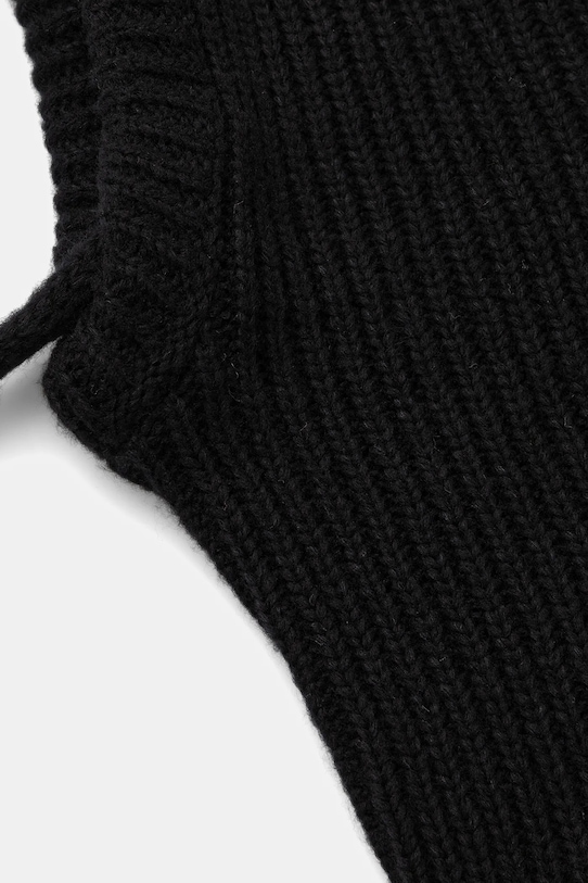 Doplnky Kukla s vlnou Answear.LAB balaklava čierna