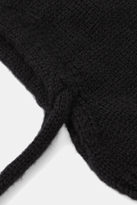 Akcesoria Answear.LAB kaptur z wełną merino balaklava2 czarny