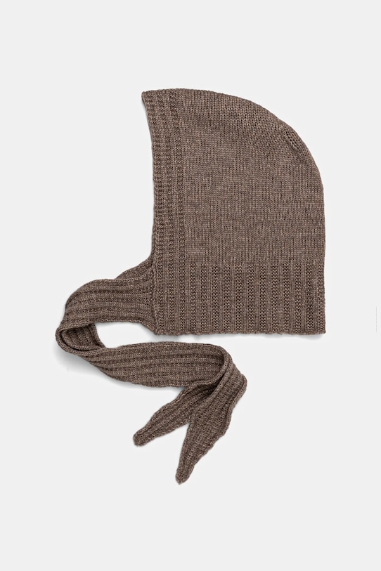 Answear.LAB kaptur z wełną merino 2505046-016 beżowy WA25