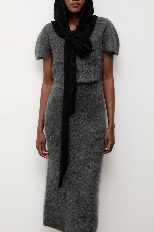 Answear.LAB glugă cu lână merinos 2505046-016 negru