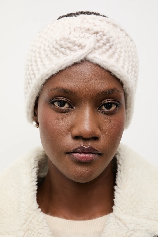 Vlnená čelenka Answear.LAB béžová 2305005-016