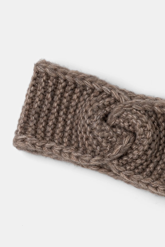 Akcesoria Answear.LAB opaska z wełną merino 2305005-016 beżowy