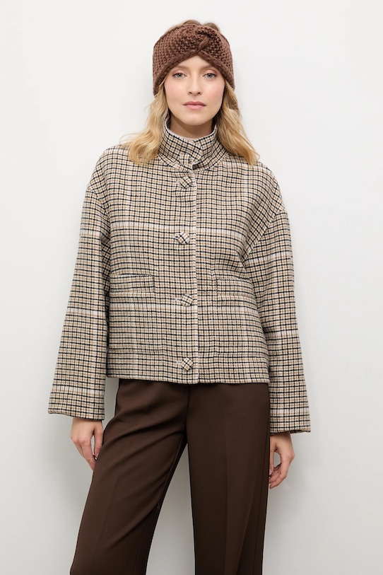 Vlnená čelenka Answear.LAB hnedá 2305005-016