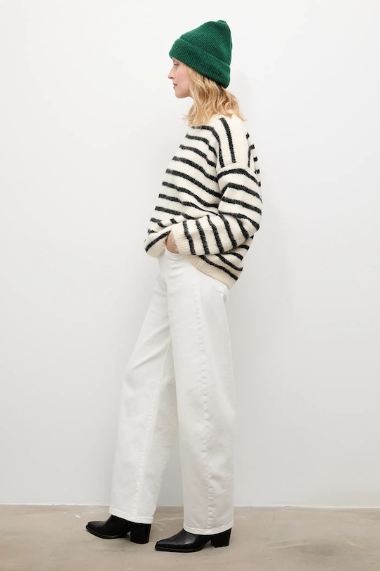 Vunena kapa Answear.LAB czapka1 zelena